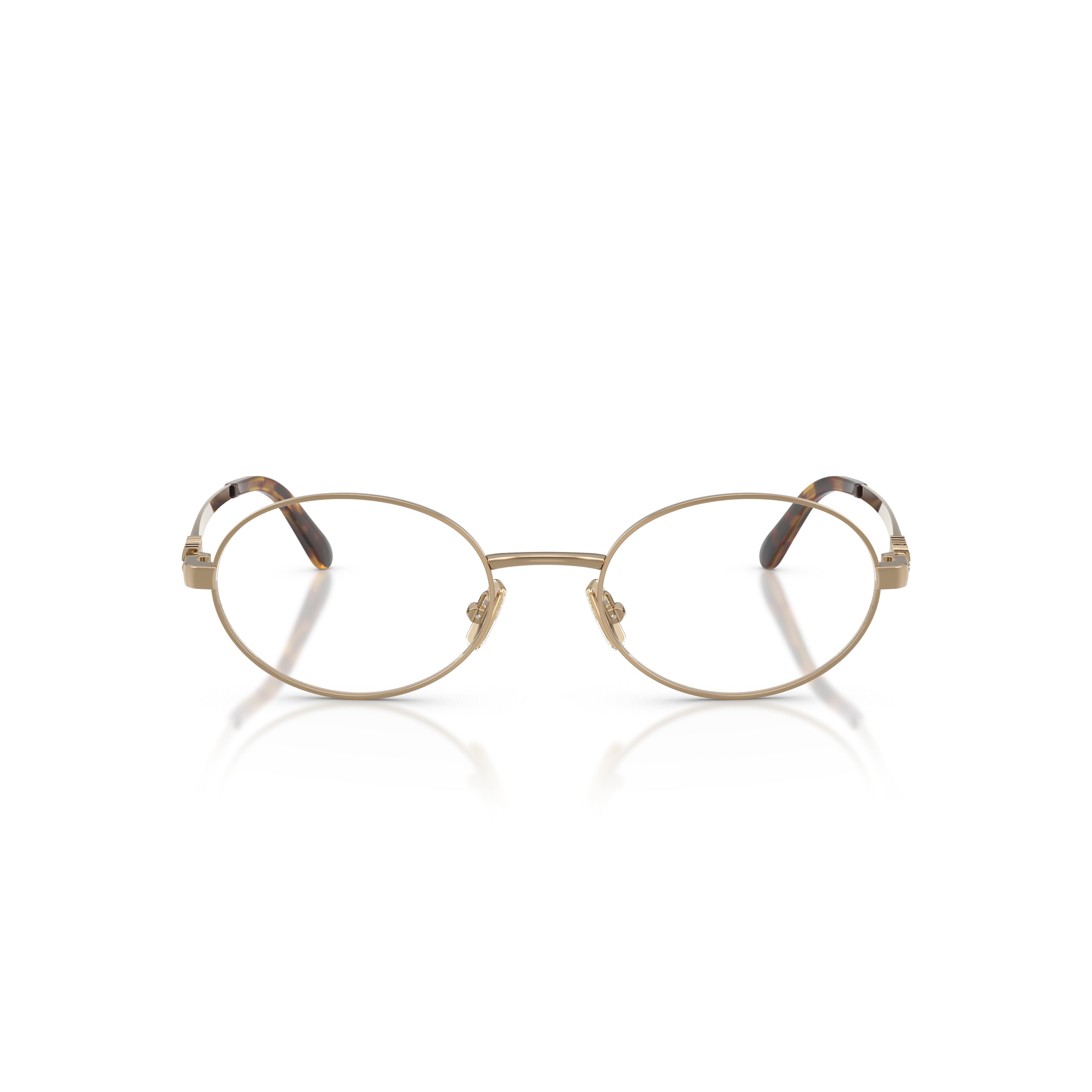 0mu 50zv Delicate Oval Metal Frame Eyeglasses