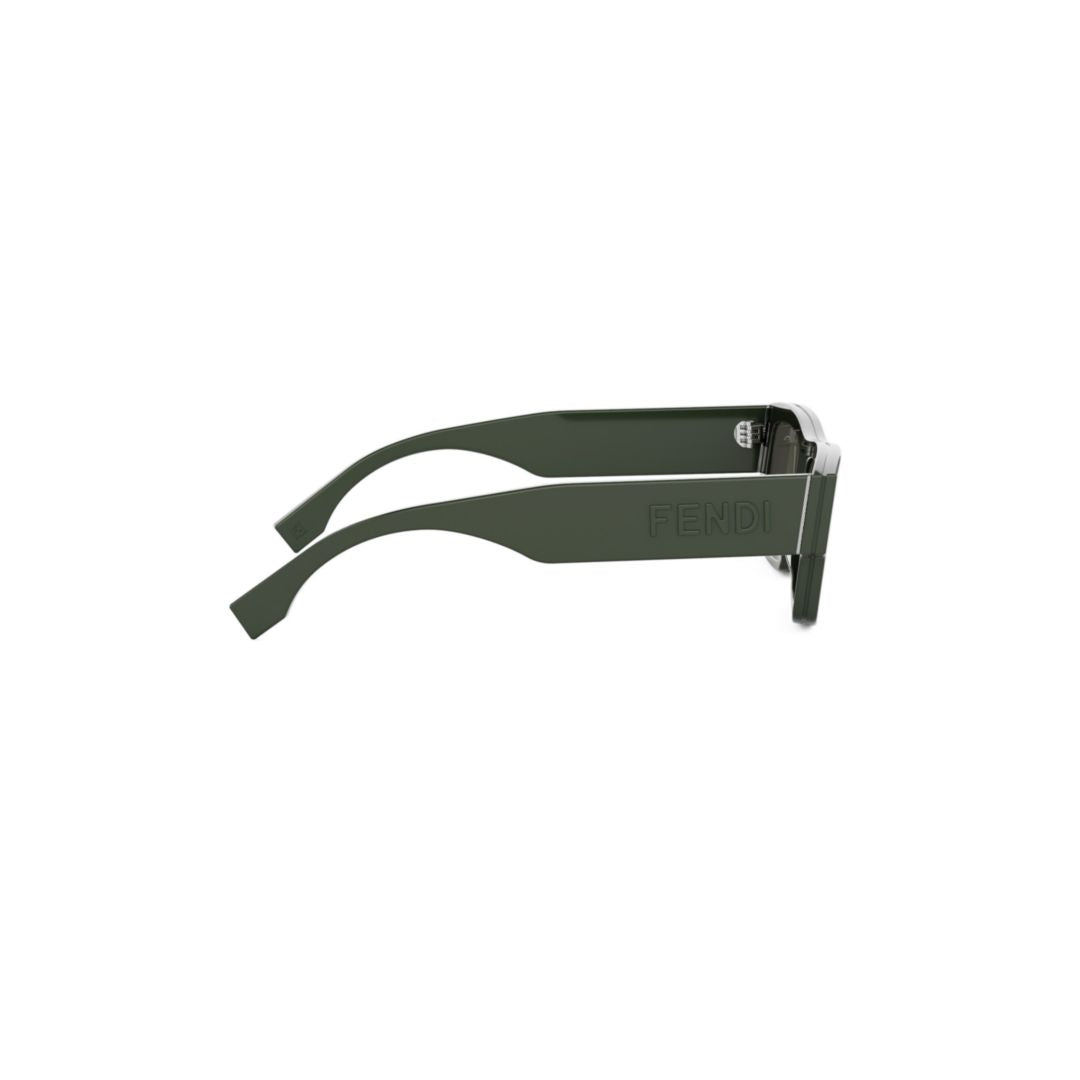 Fe40118i Bold Rectangular Sunglasses