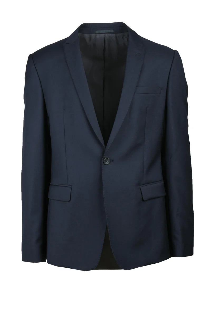 Virgin Wool Jacket - Blue