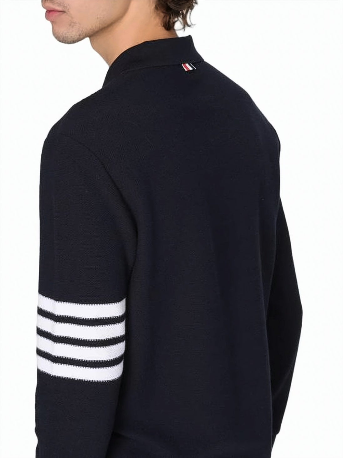 Long-Sleeve Polo Shirt with Classic Collar