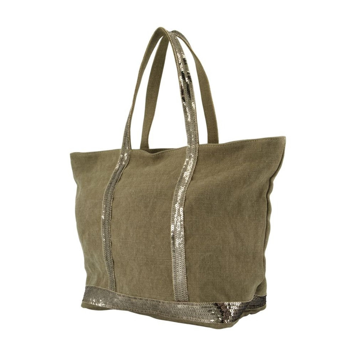 M Zippe Shopper Bag - Linen - Khaki