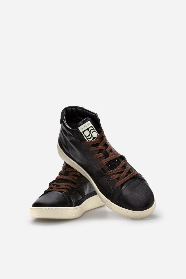 Gold Mid Men's Sneaker Black
