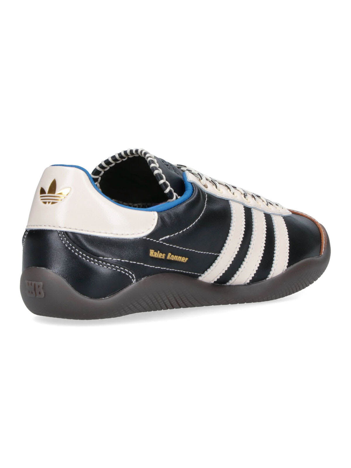 Black Sporty Low-Profile Accented Sneakers