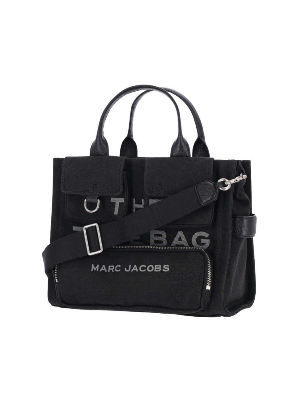 "The Medium Cargo Tote" Bag Black