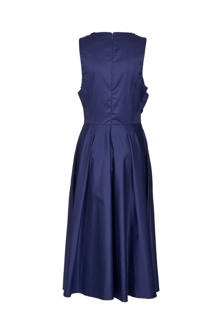 Draped Bodice Evening Dress