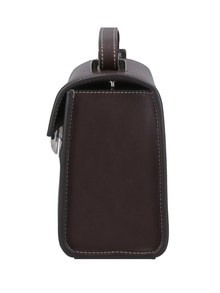 Symmetry 26 Leather Crossbody Bag With Turn-Lock Closure