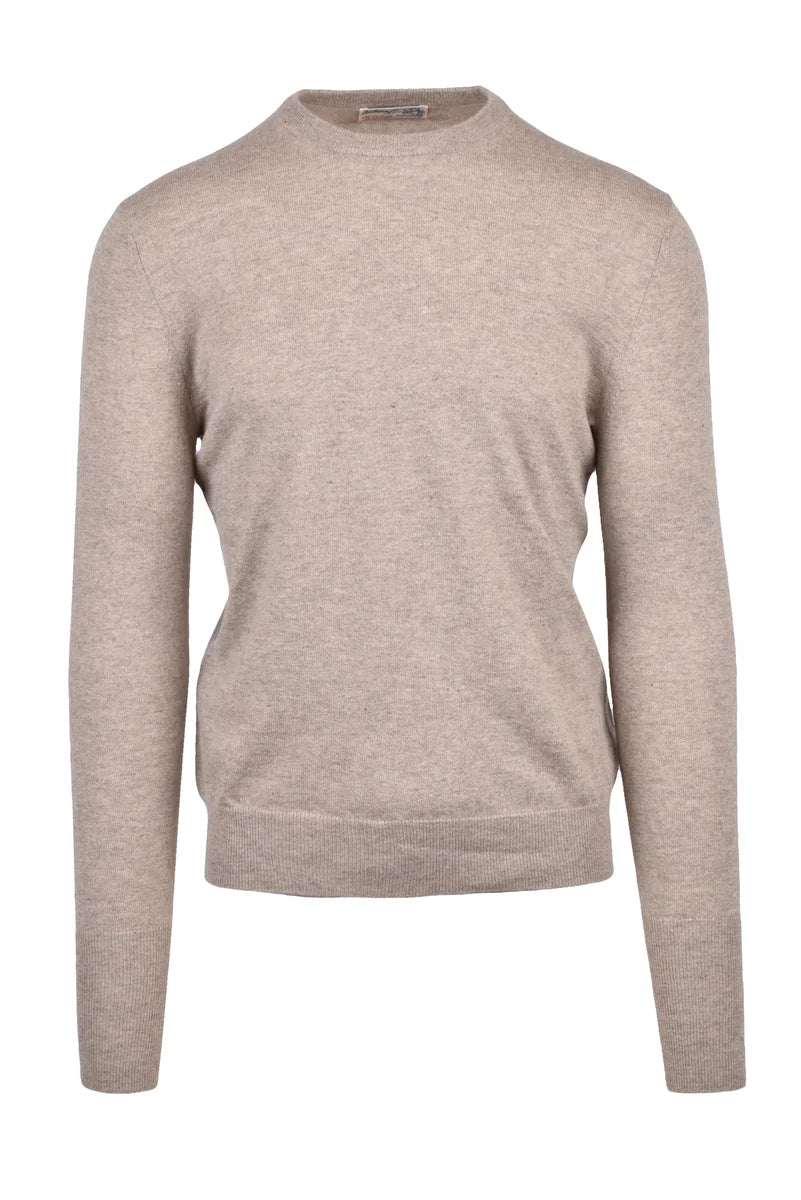 Cashmere Crewneck Pullover - Beige