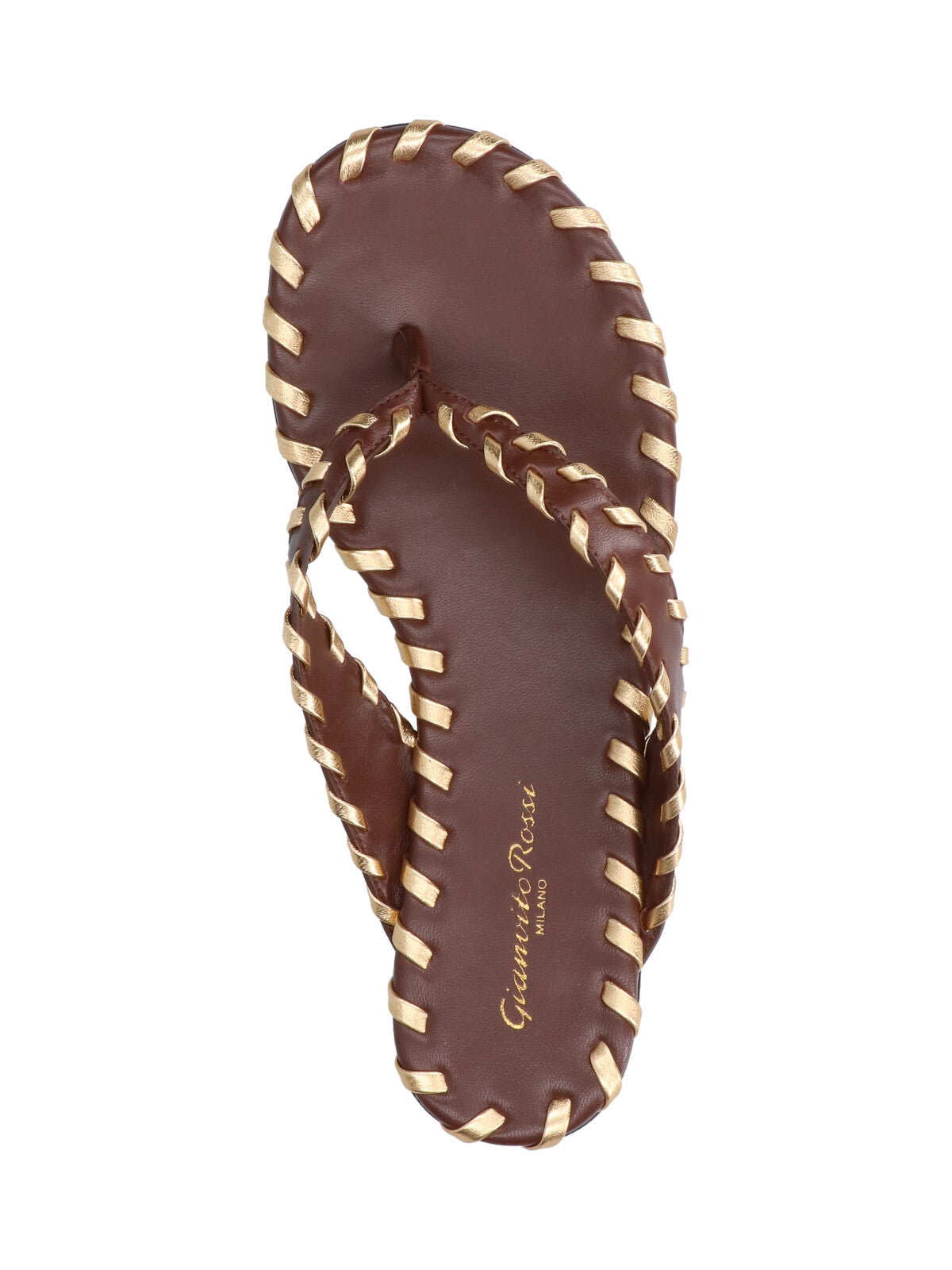 "Shanti" Flip-Flop Sandals – Brown