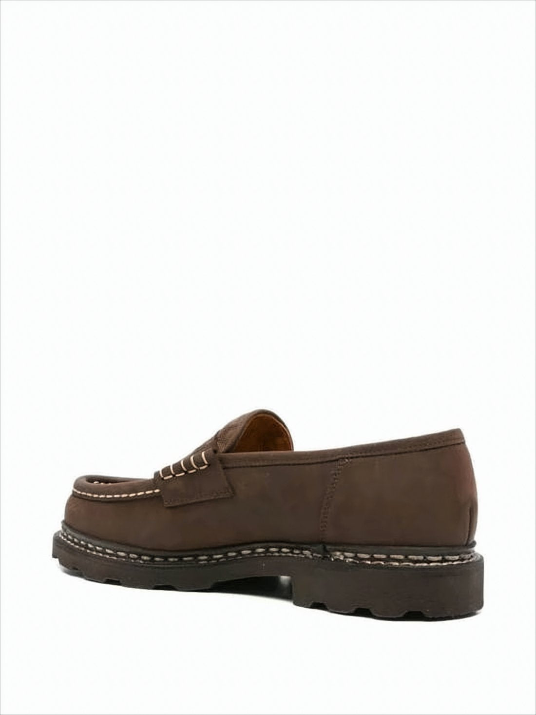 Brown Leather Penny Loafers