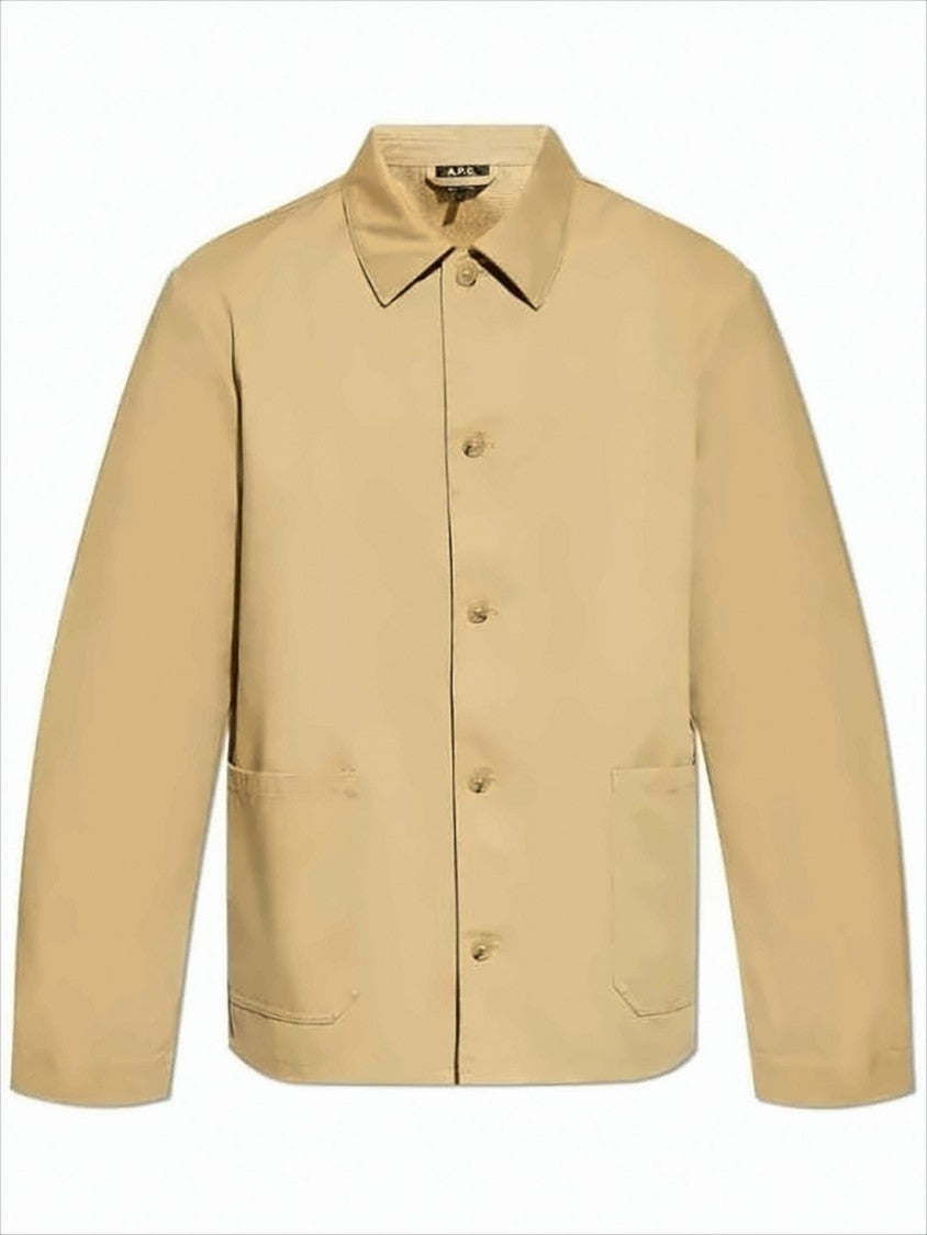 Classic Button-Up Jacket with Pointed Collar