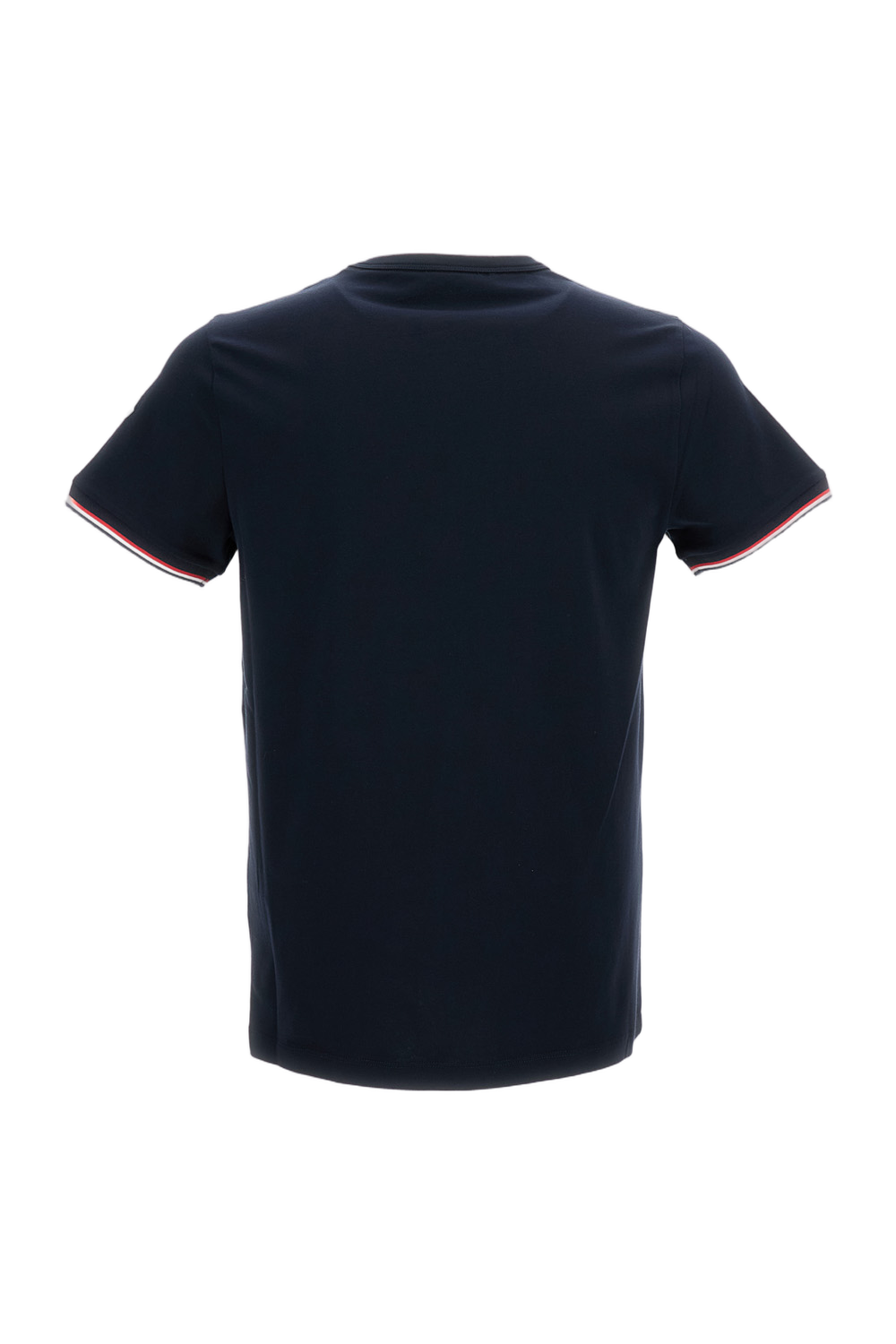 Short-Sleeved T-Shirt with Contrast Tipped Detail