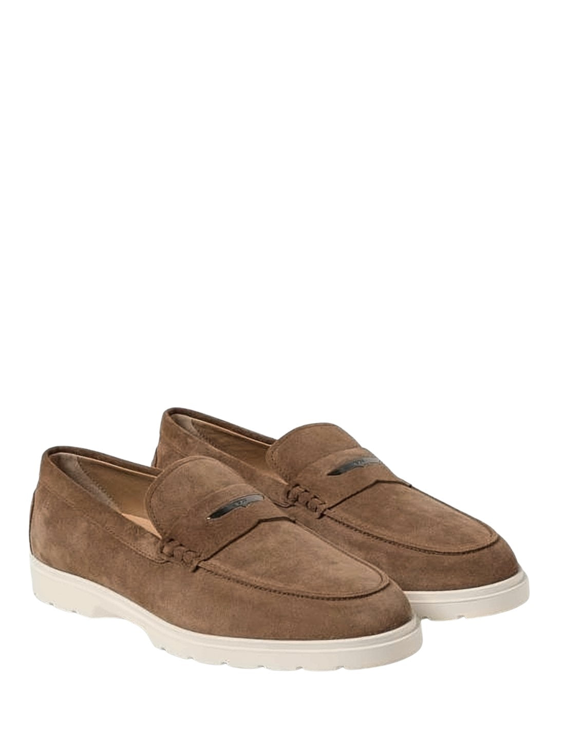Soft Calf Leather Loafer with Penny Strap