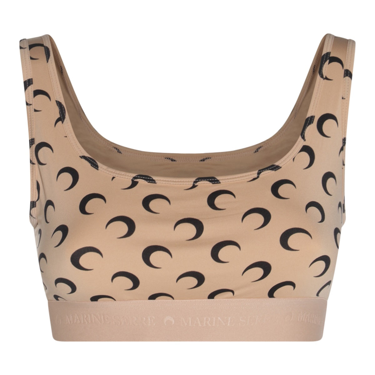 Tan Stretch Moon Top