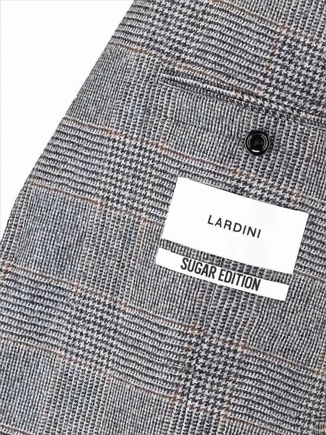 Classic Checkered Tailored Suit Jacket