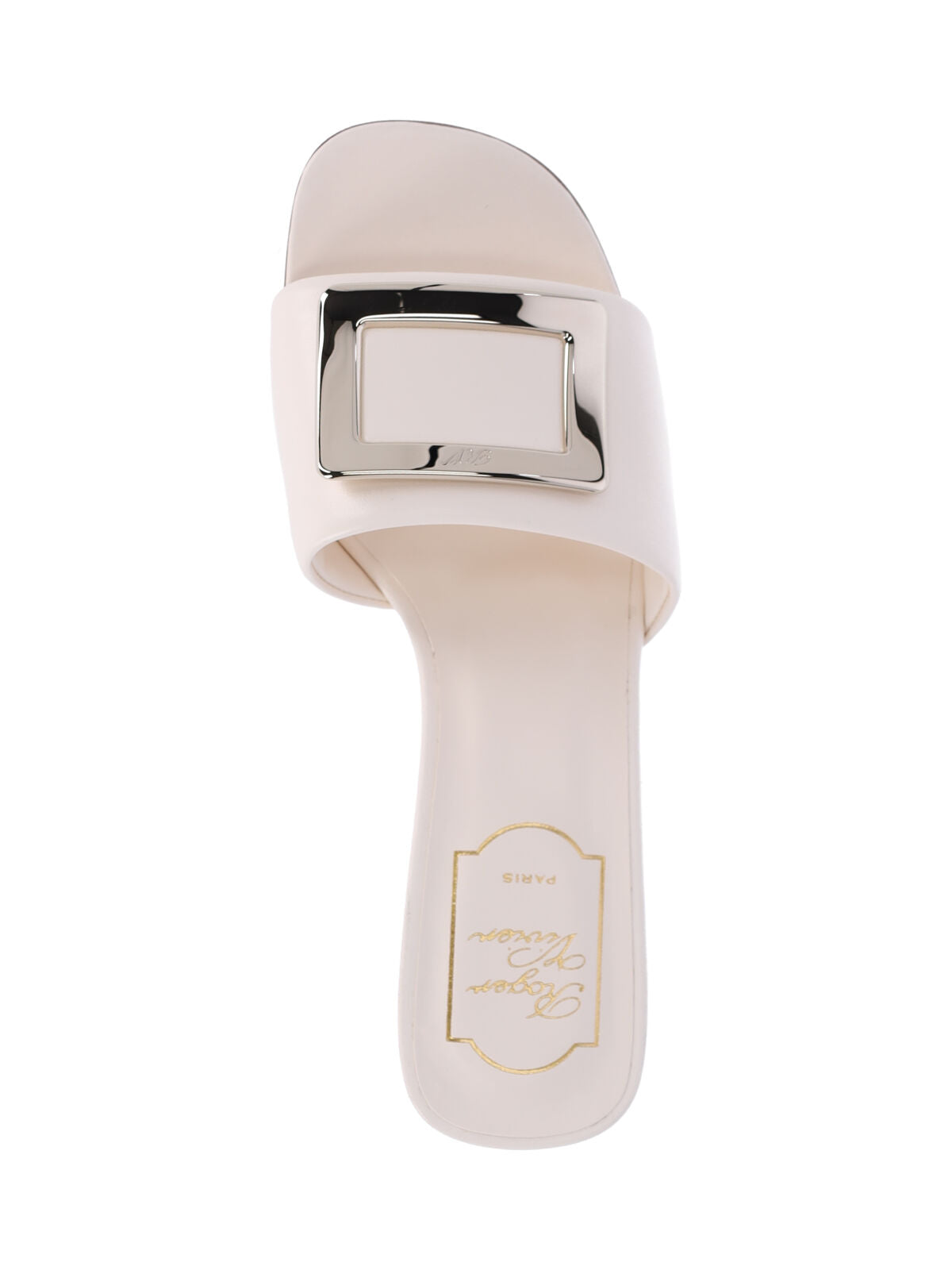 White Lambskin Belle Vivier Sandals
