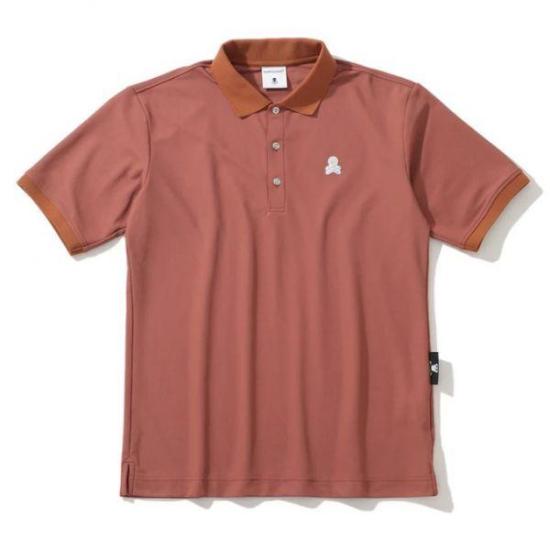 Short-Sleeved Polo Shirt with Minimalist Design and Embroidered Logo