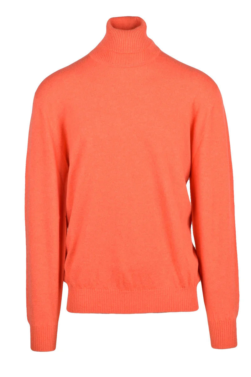 Turtleneck Sweater - Orange