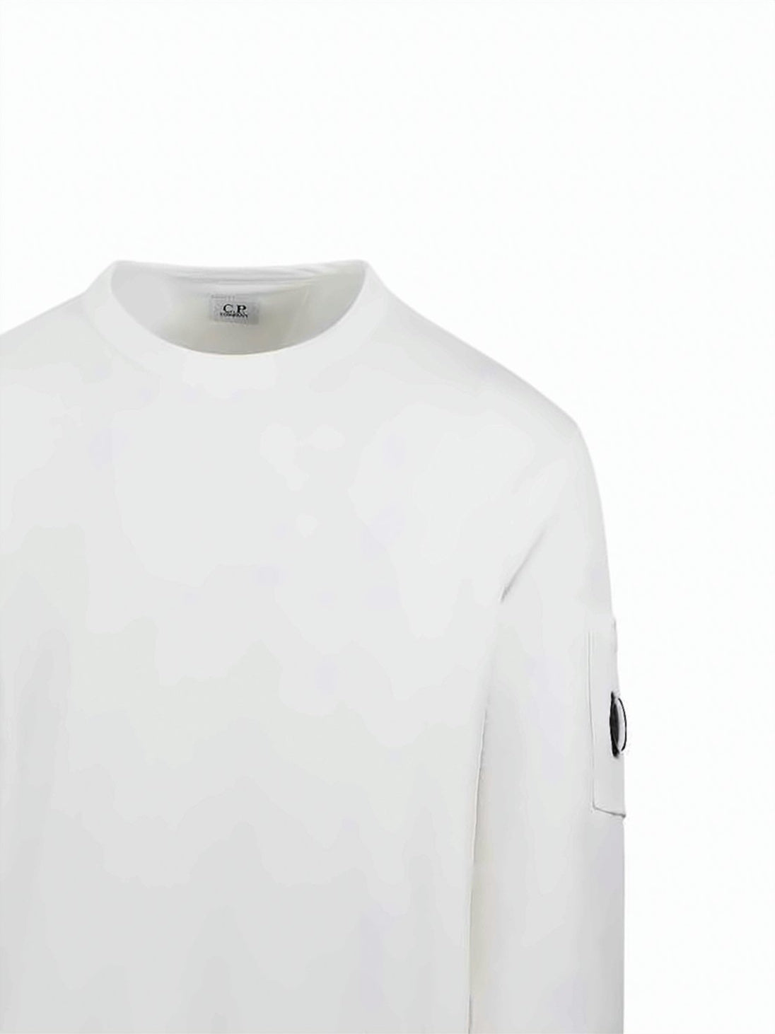 Crew Neck Top with Subtle Pocket Detail