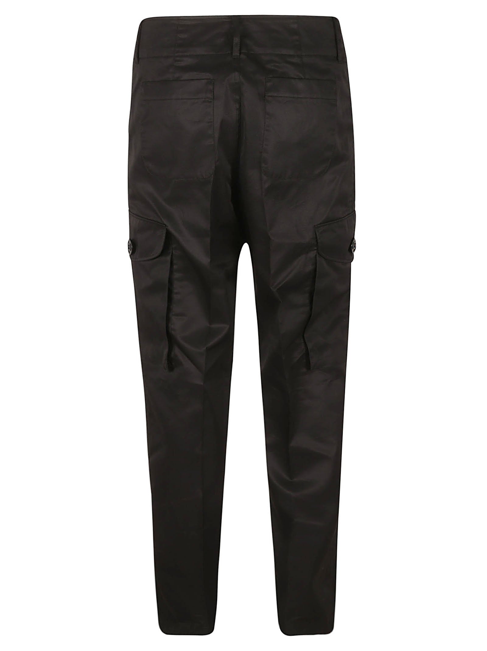 Tailored Black Trousers with Classic Waistband