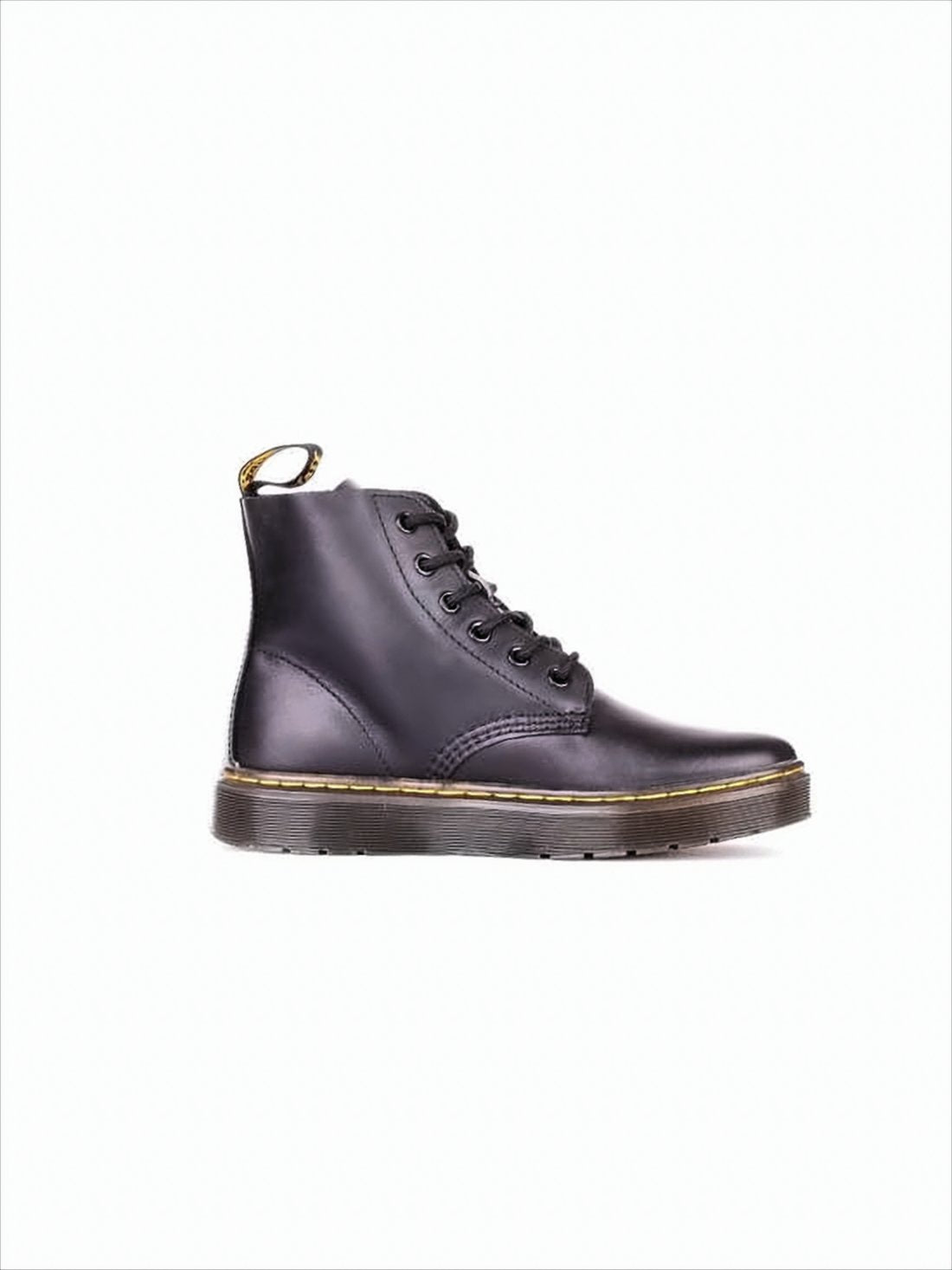 Smooth Leather Ankle Boots with Lace-up Closure
