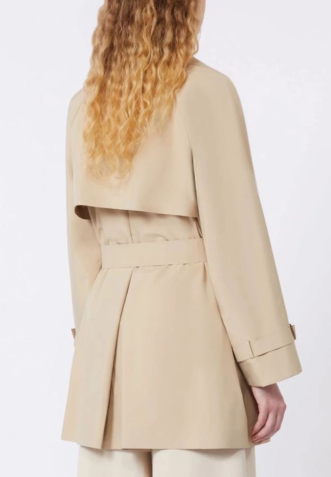Ovatta Technical Canvas Trench Coat