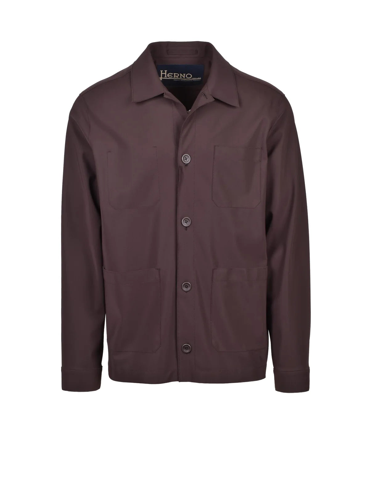Scuba Shirt Jacket - Brown