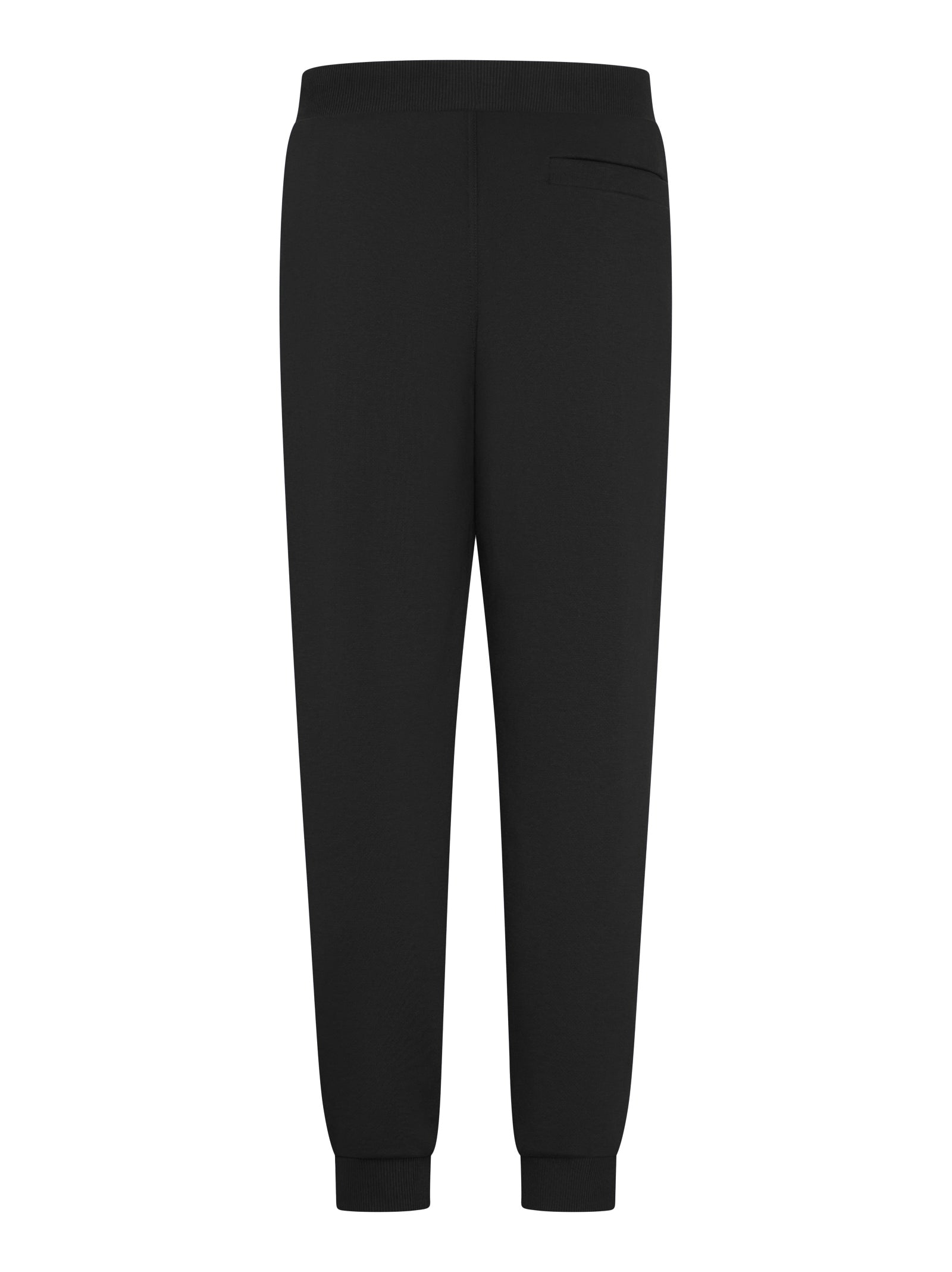 Tapered Casual Trousers With Ribbed Waistband