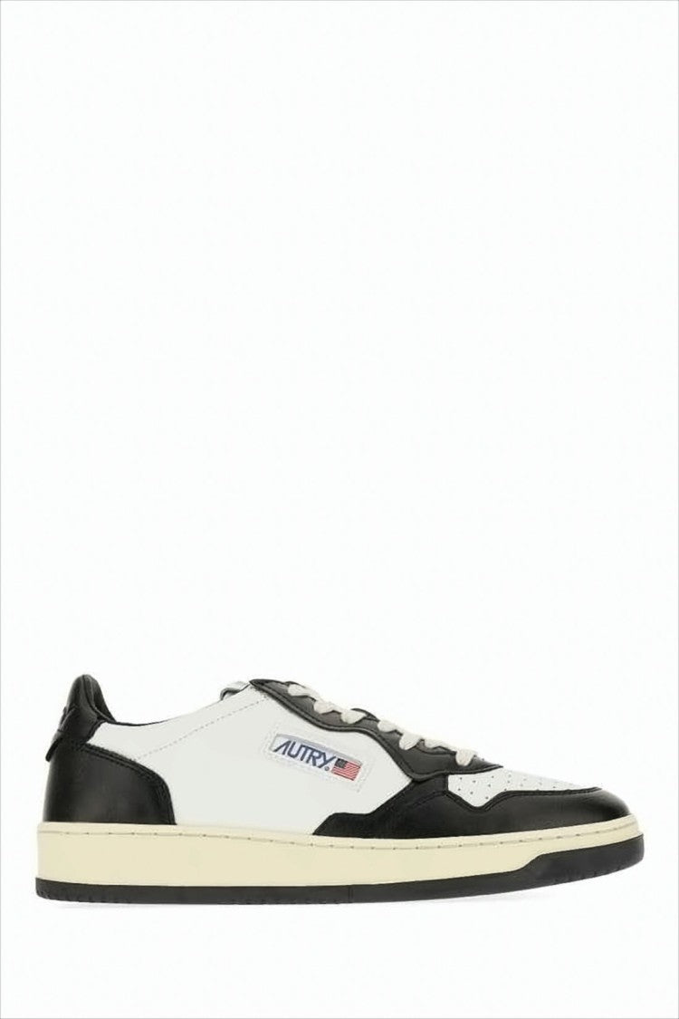 Autry Medalist Low Sneakers with Classic Silhouette and Perforated Detailing