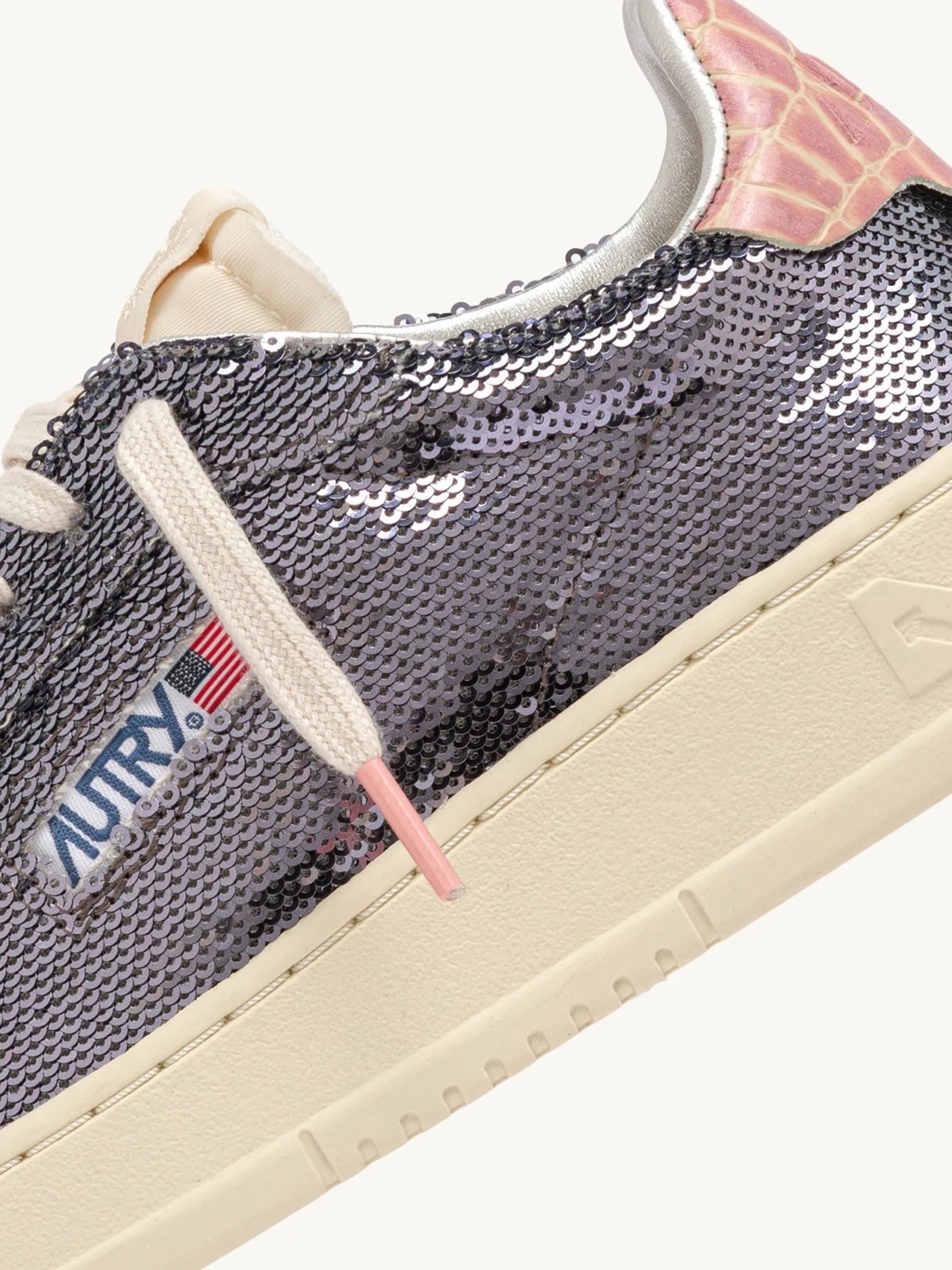 Metallic Dallas Low Sequin Sneakers