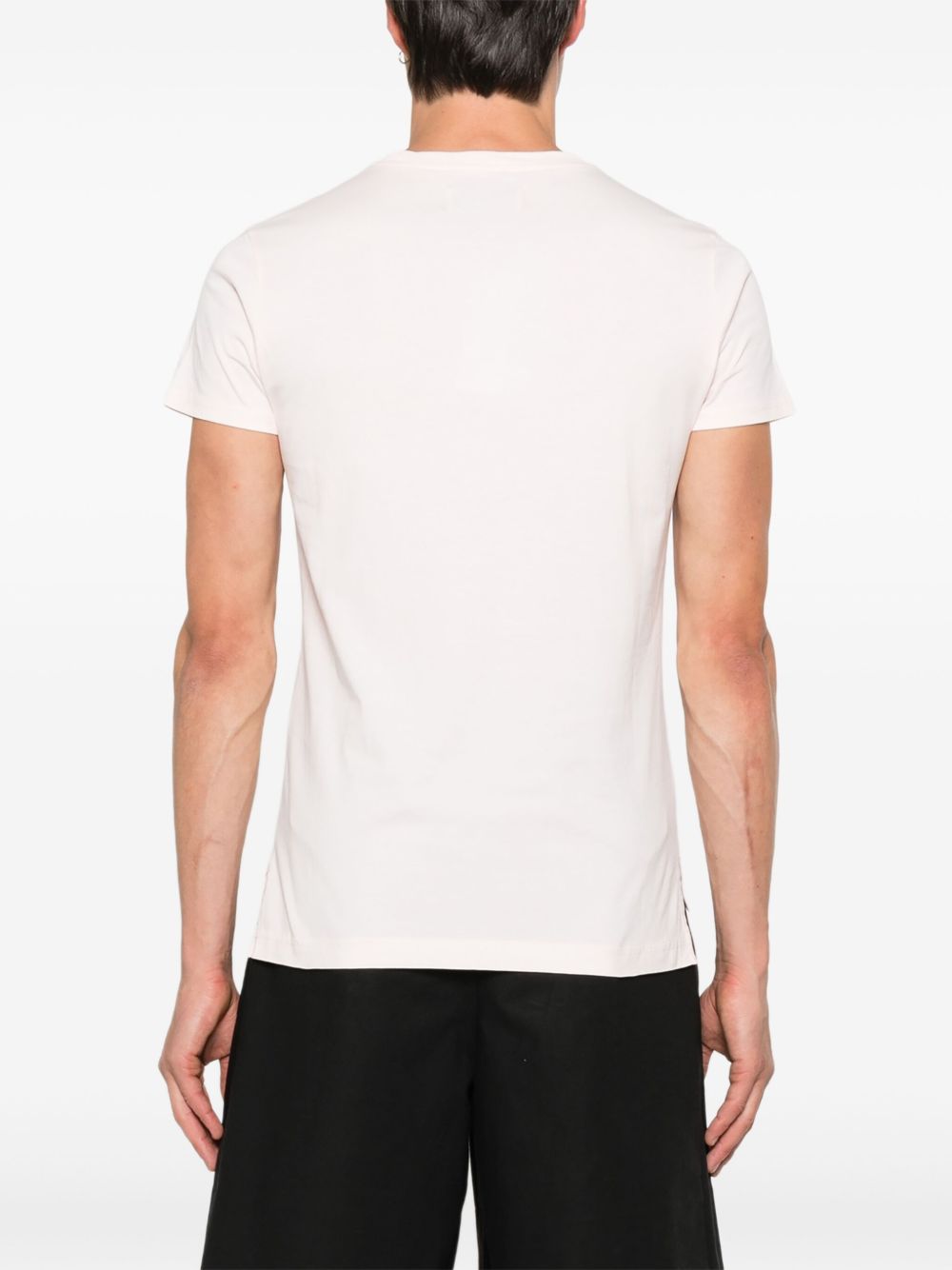 Short-Sleeved Orb Graphic T-Shirt in Blush Pink
