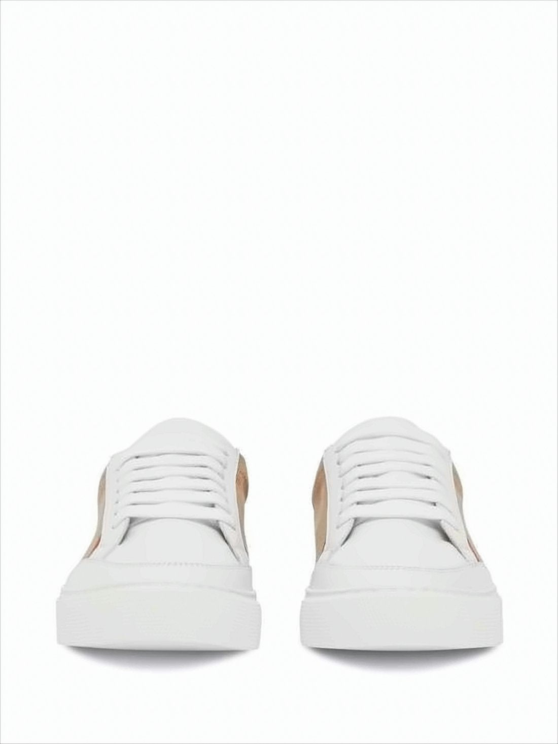 Low-Top Sneakers with Classic Check Pattern