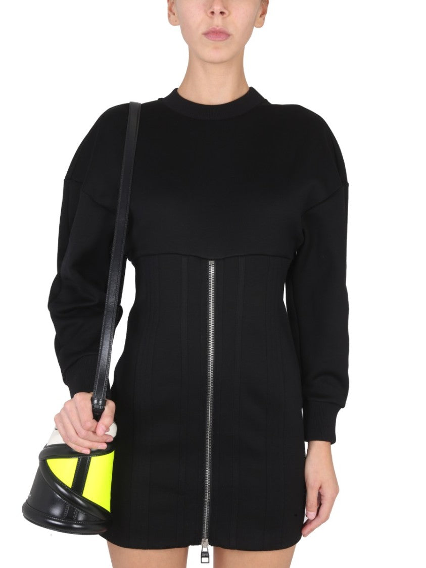 Mini Dress With Cocoon Sleeves