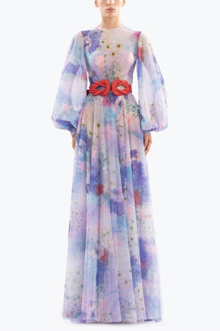 Floral Printed Long Dress