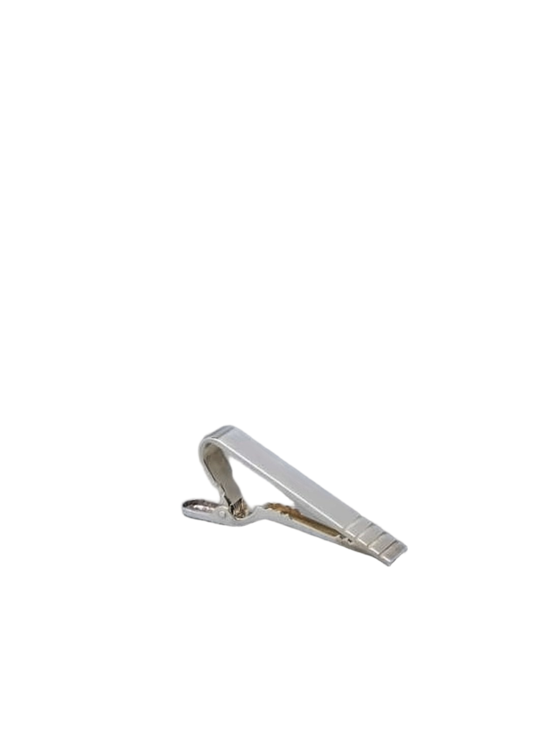 Sleek Silver Tie Clip