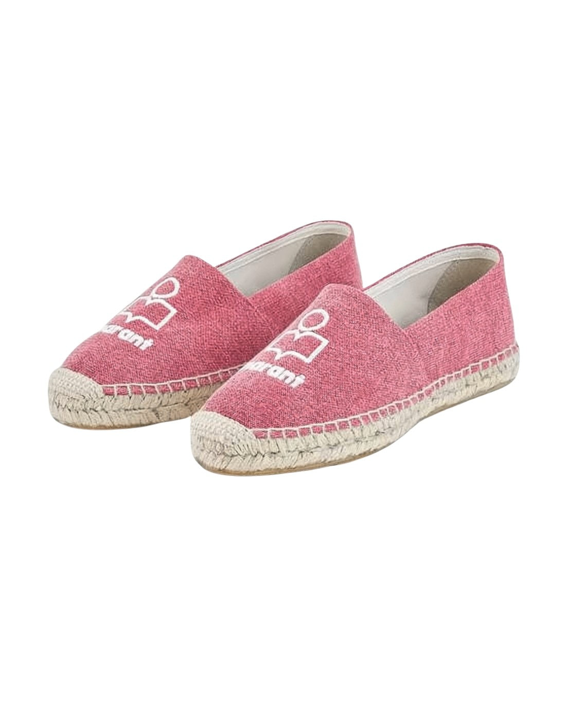 Textured Pink Slip-On Flats