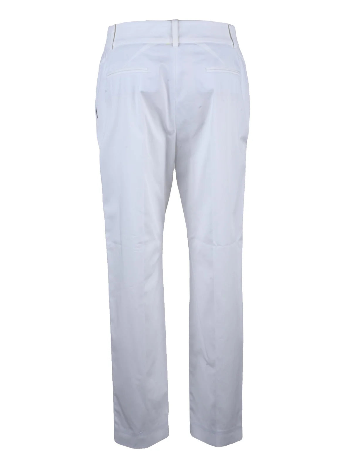 Eleventy Cotton Lyocell Elastane Pants - White