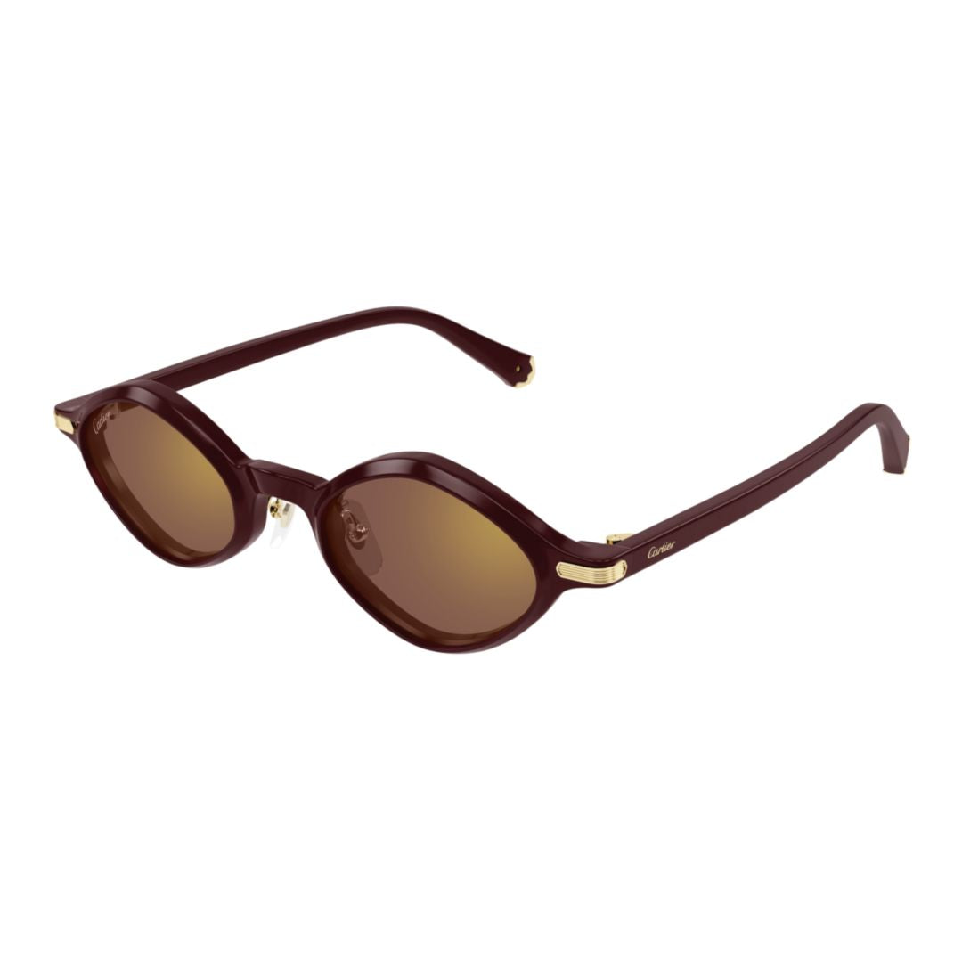 Oval Frame Sunglasses In Recycled Acetate