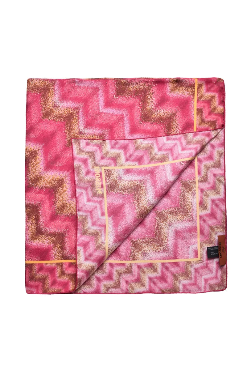 Silk Foulard - Fuchsia