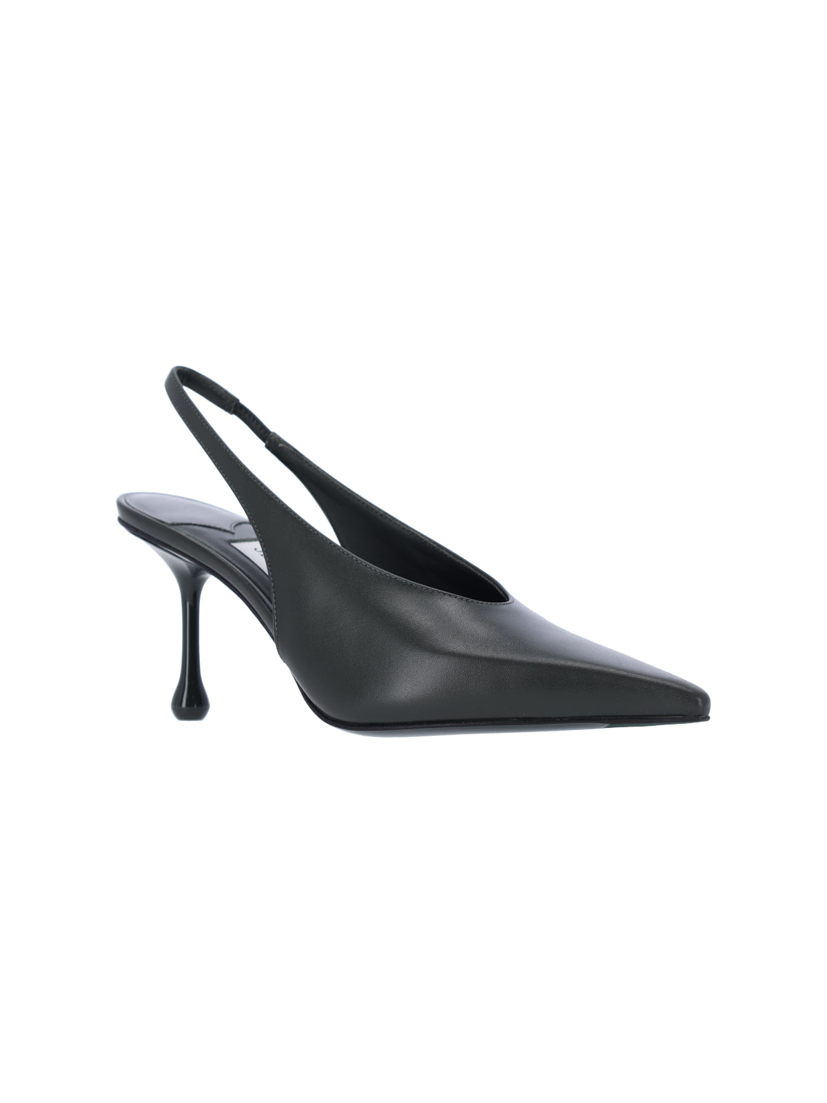 "Isa 80" Slingback Pumps Dark Green