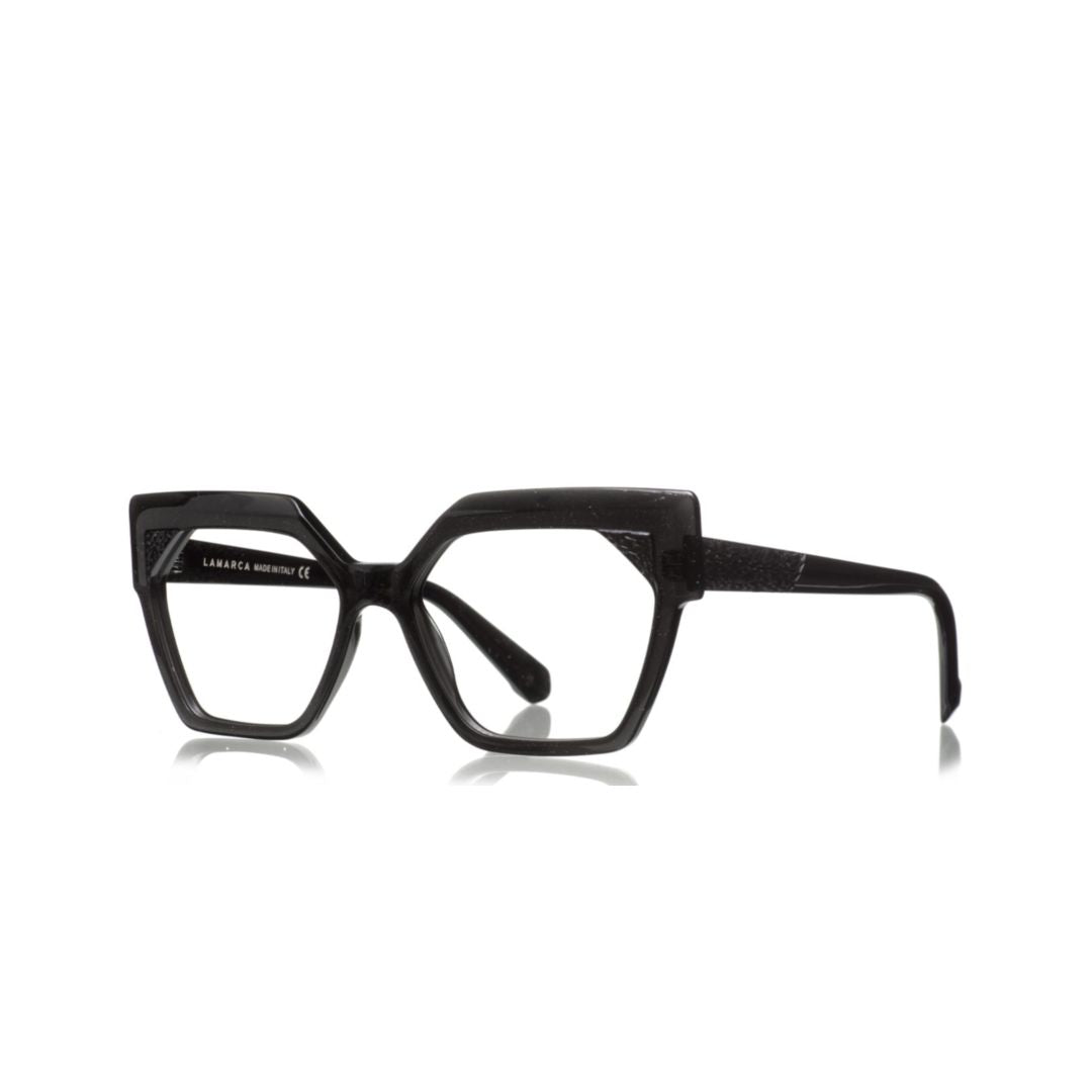 Ceselli 162 Geometric Frame Eyeglasses with Glossy Finish