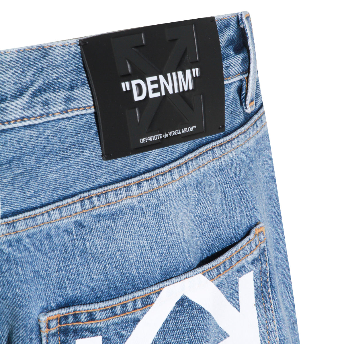 Medium Blue Cotton Jeans