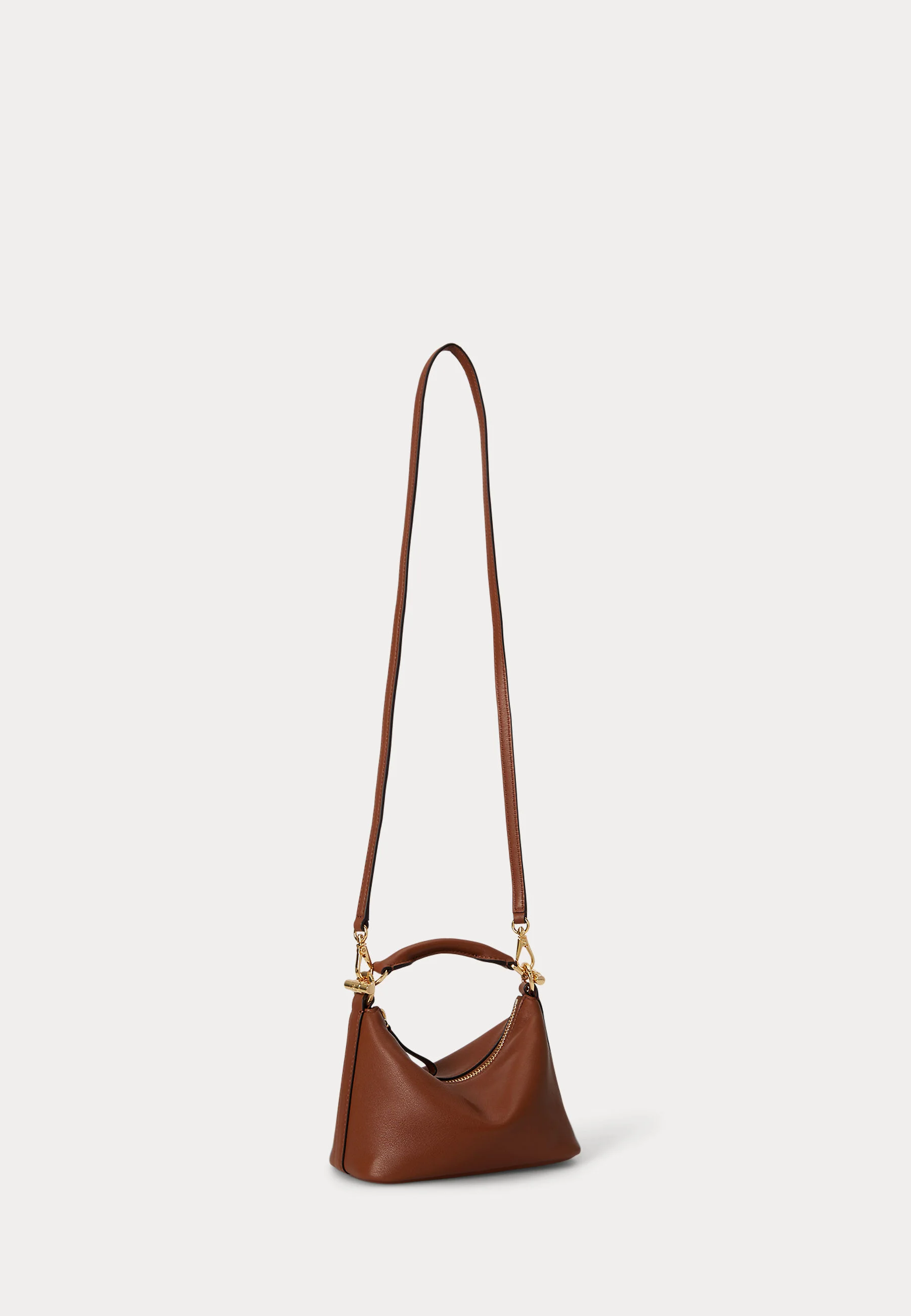 Structured Handbag in Rich Brown Leather