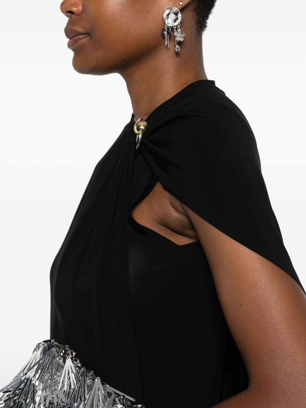 Sleeveless Black Maxi Dress