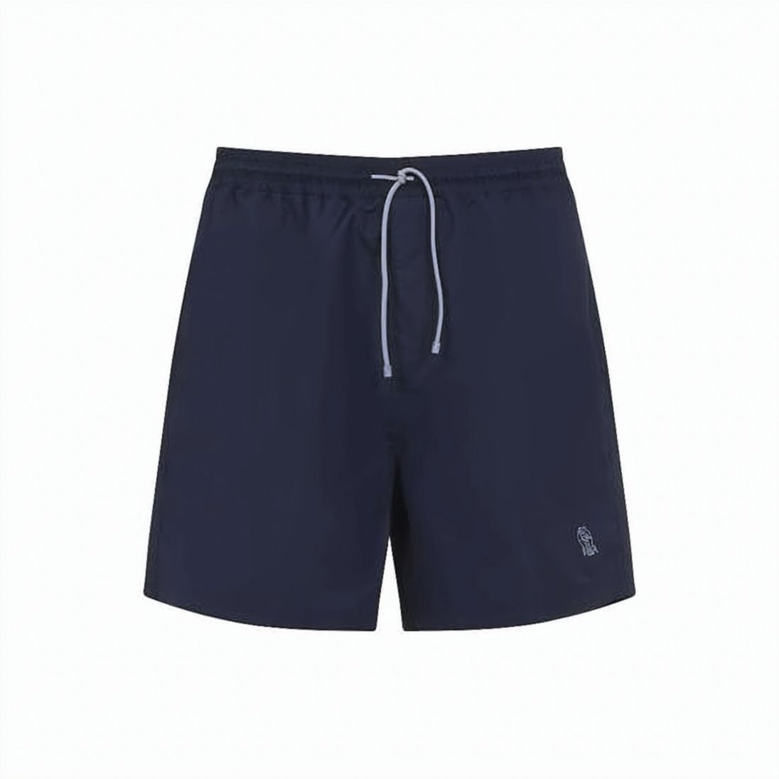 Navy Swim Shorts with Contrasting Drawstring