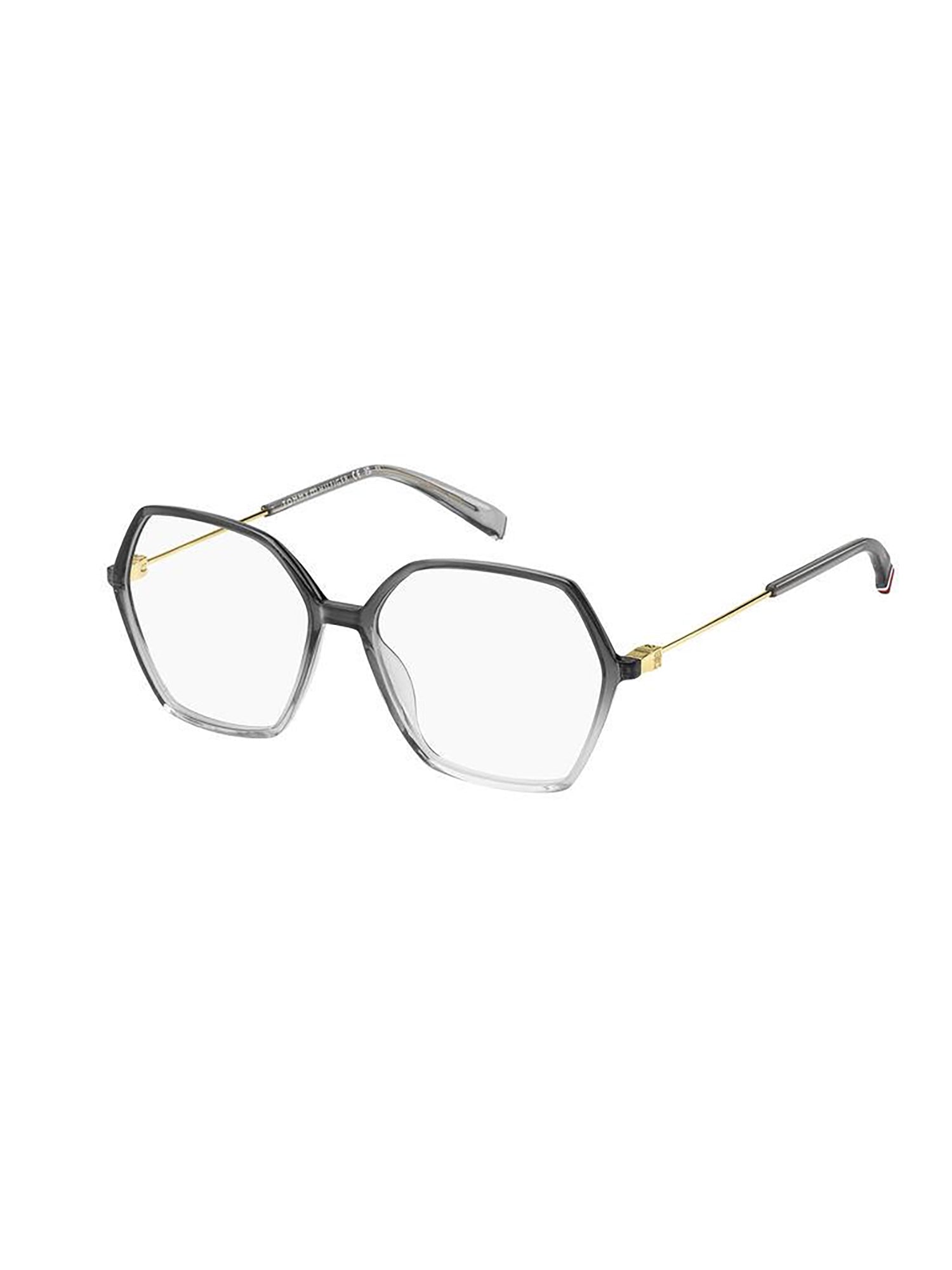 Geometric Gradient Grey Optical Frames by Tommy Hilfiger