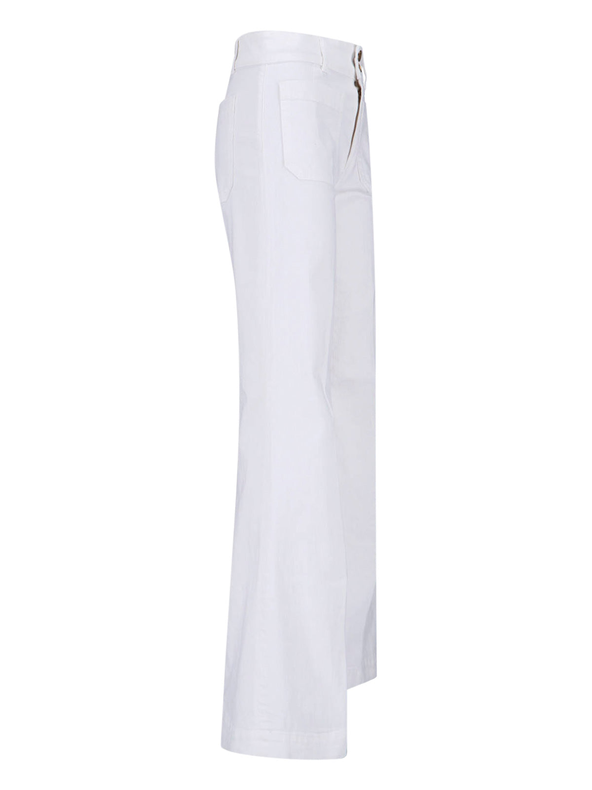 White Wide Leg Jeans