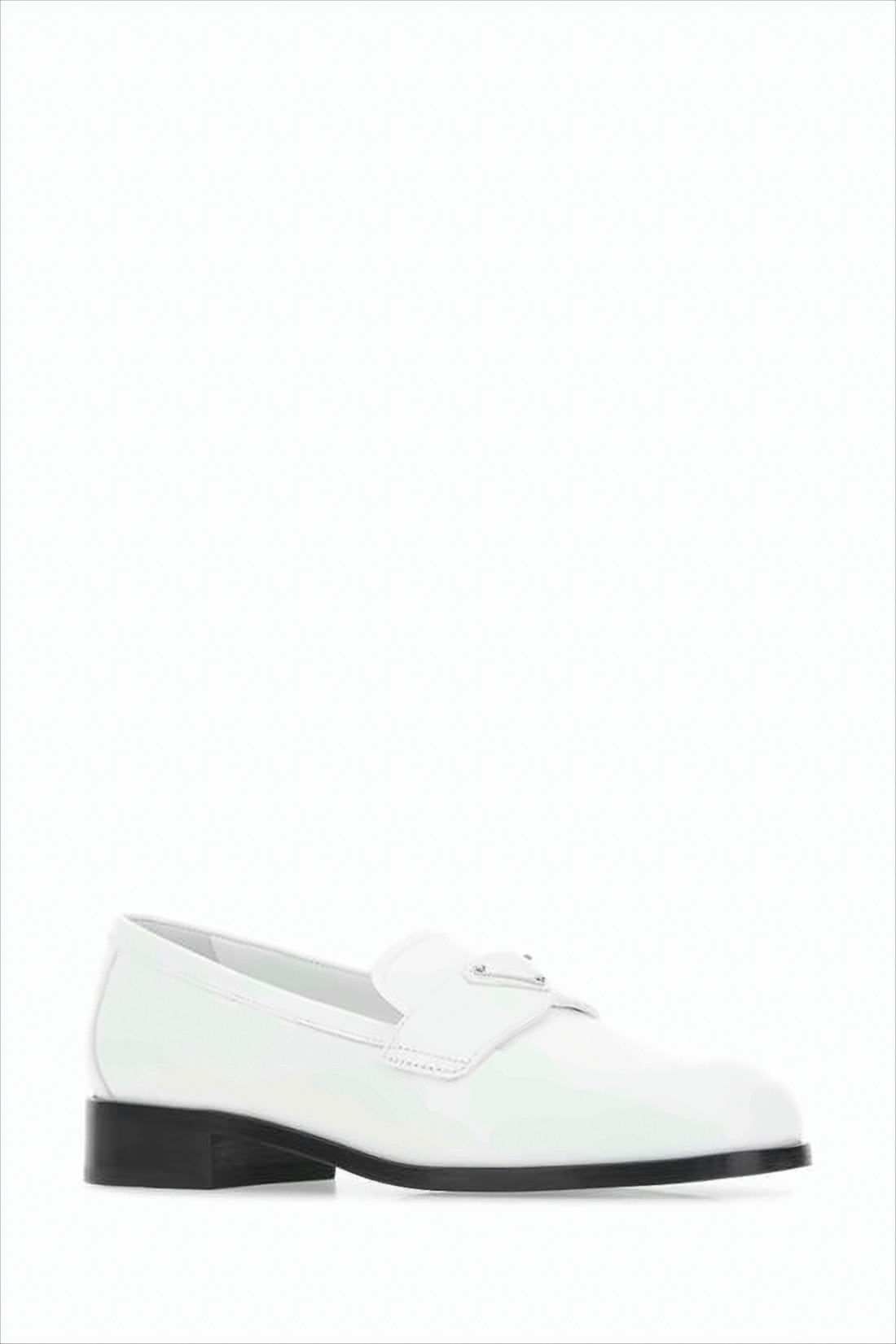 Minimalist White Calf Leather Loafers