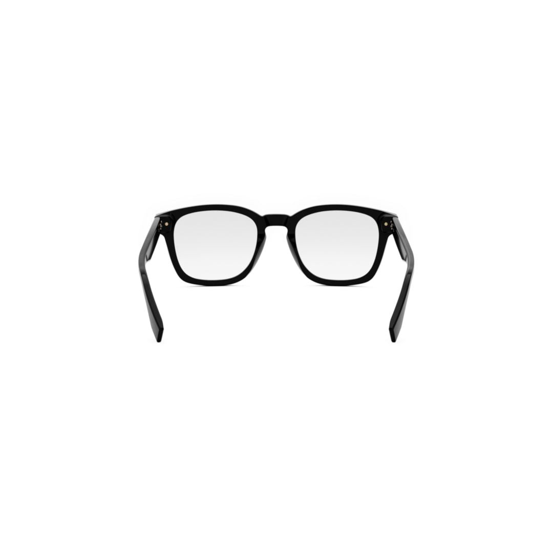 Fe50097i Bold Rectangular Acetate Frame Eyeglasses