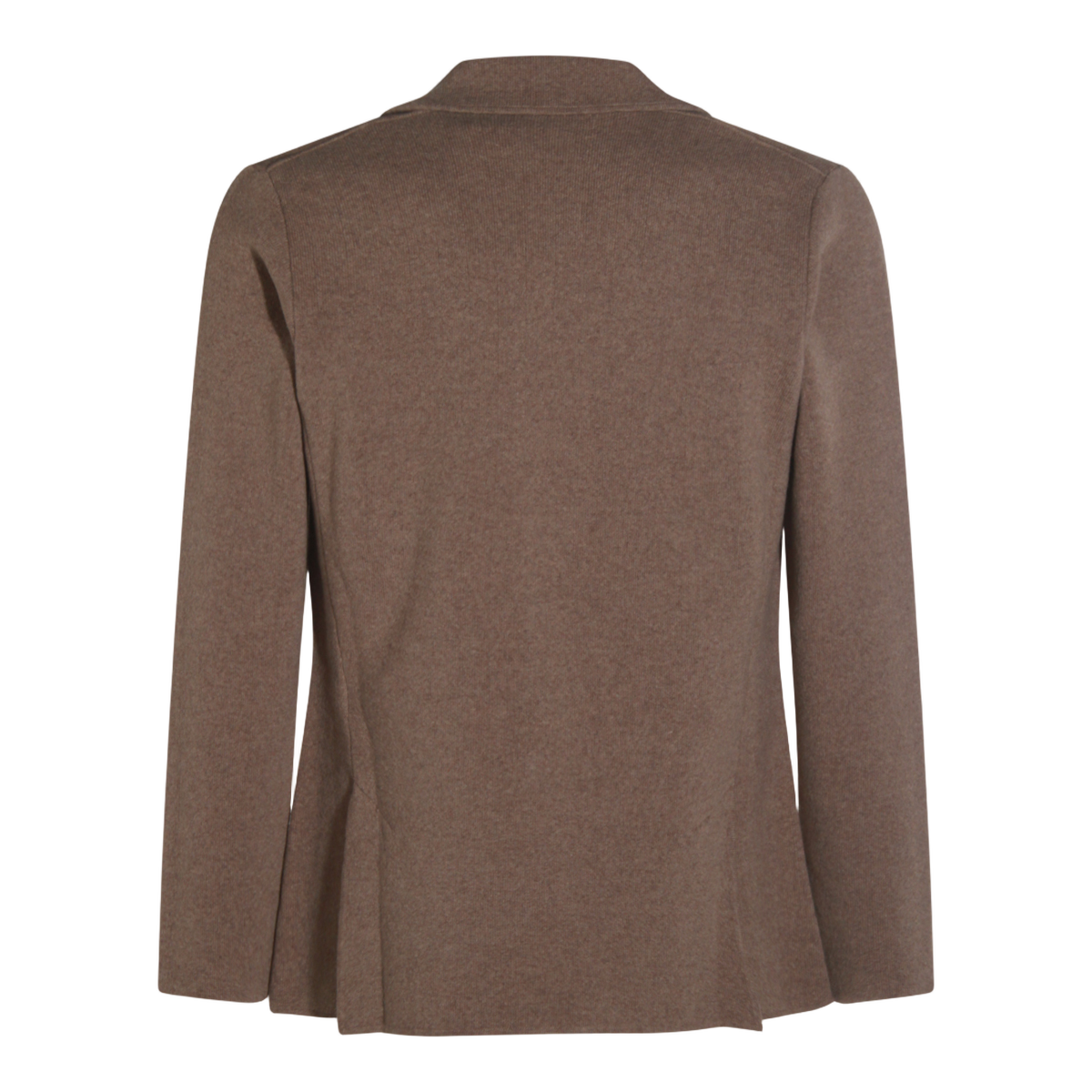 Tailored Knit Blazer with Notch Lapel
