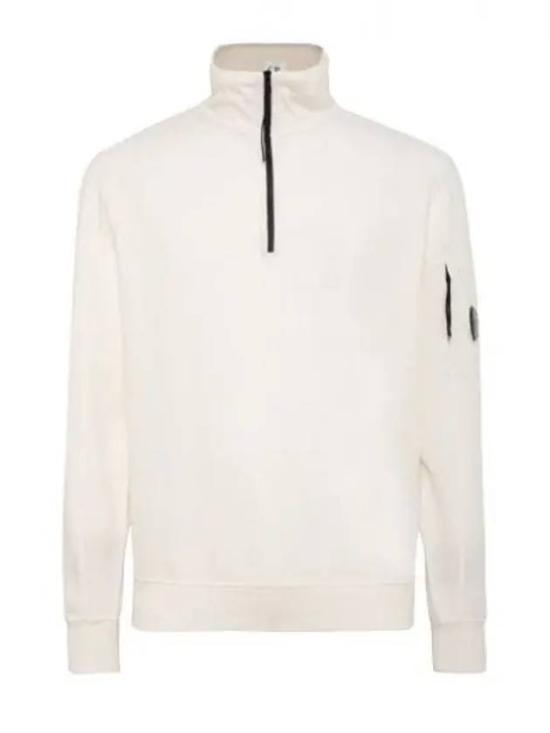 High-Collar Long Sleeve Pullover With Zippered Pocket